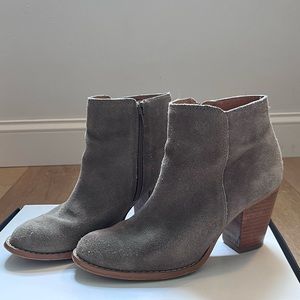 Seychelles Suede Booties Size 7